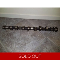 Used V cam camshaft slotted